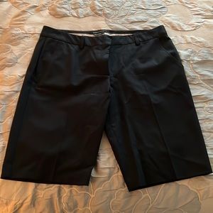 BCBGMAXAZRIA tailored shorts in black - Sz 10
